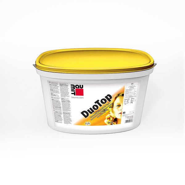 Baumit DuoTop tencuiala decorativa pentru fatada exterior pe baza de rasini sintetice pentru fatade economica, usor de aplicat manual sau mecanizat baumit md moldova