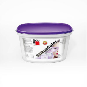 Baumit SilikonColor vopsea siliconica silicon pe baza de rasina siliconica pentru exterior revopsirea fatadei lavabila cu aplicare manuala si pulverizare baumit md moldova