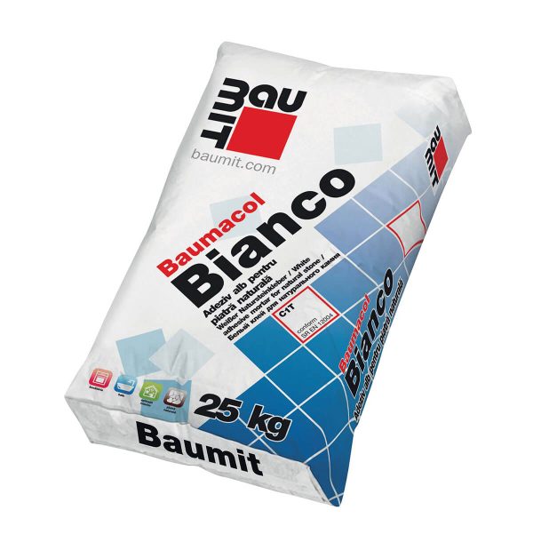 adeziv alb pentru marmura placi ceramice gresie faianta pentruinterior baumit baumacol bianco sac baumit md moldova