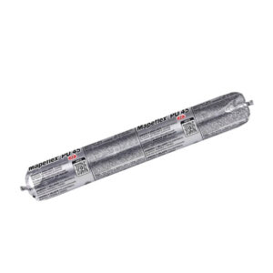 Sigilant etansant si adeziv poliuretanic elastic pentru rosturi de dilatare fractionare fisuri aderenta cu lemn metal sticla ceramica ciment Mapei Mapeflex PU45 FT 600 ml mapei md