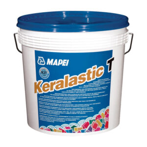Adeziv poliuretanic bicomponent tixotrop pentru orice tip de placi ceramice piatra naturala pentru suporturi absorbante neabsorbante deformabile Mapei Keralastic T 10kg mapei md