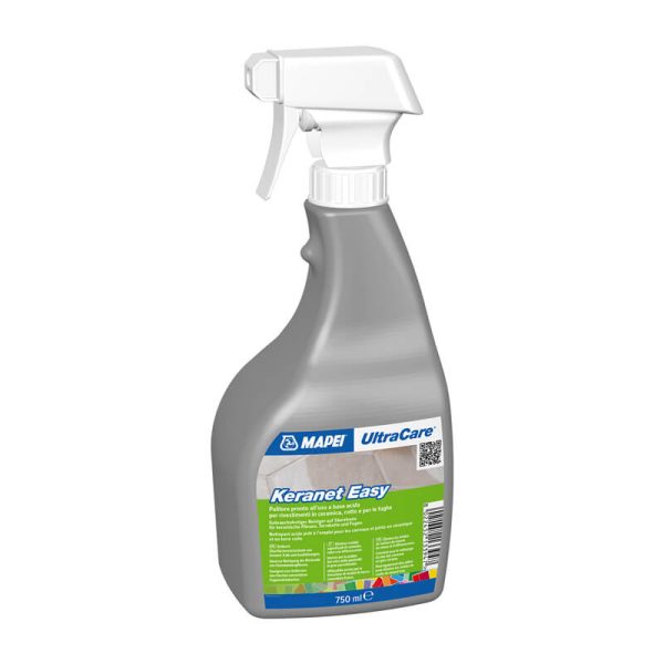 Solutie achida gata preparata pentru curatarea petelor de ciment var eflorescente Mapei Ultracare Keranet Easy mapei md